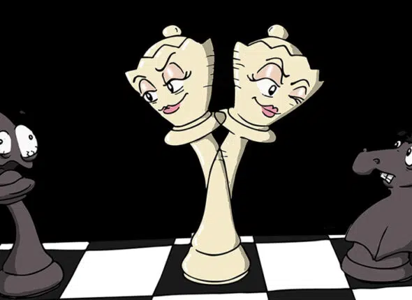 Echecs attaque double - club d'échecs en ligne pour enfants Echekids