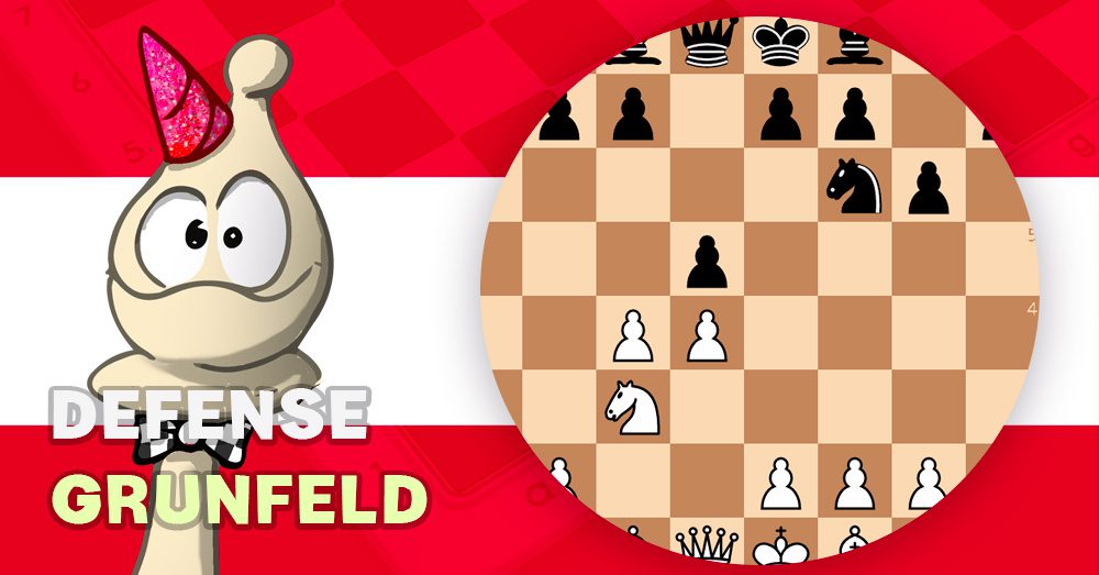 Echecs defense grunfeld - club d'échecs en ligne pour enfants Echekids