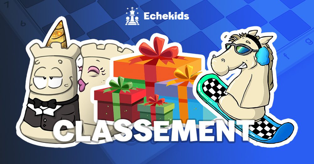 Classement echekids échecs - club d'échecs en ligne pour enfants Echekids