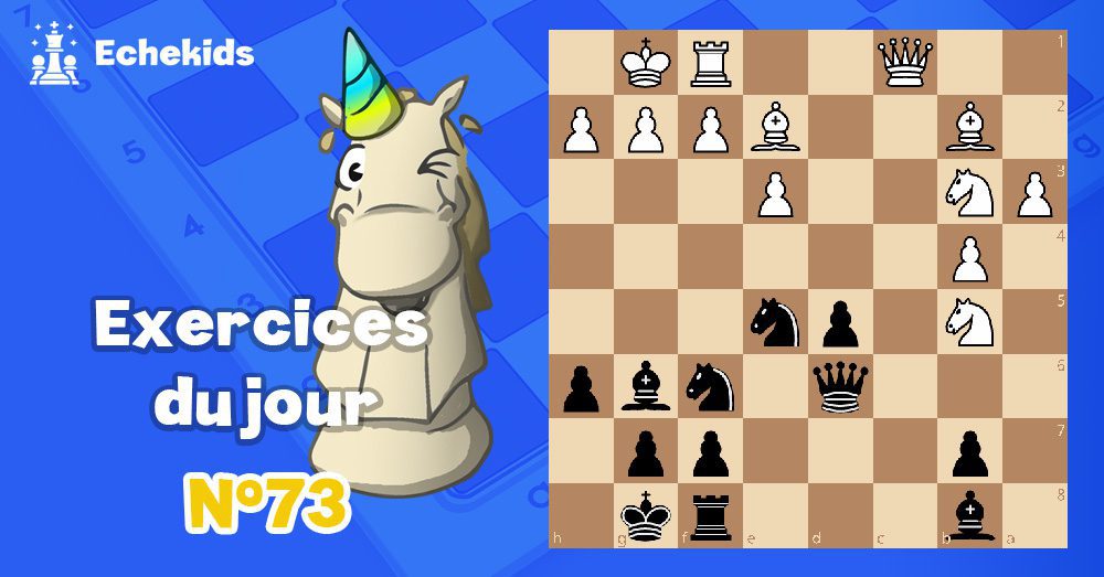 Exercices echecs j73 - club d'échecs en ligne pour enfants Echekids